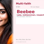 Beebee Name Meaning and Details