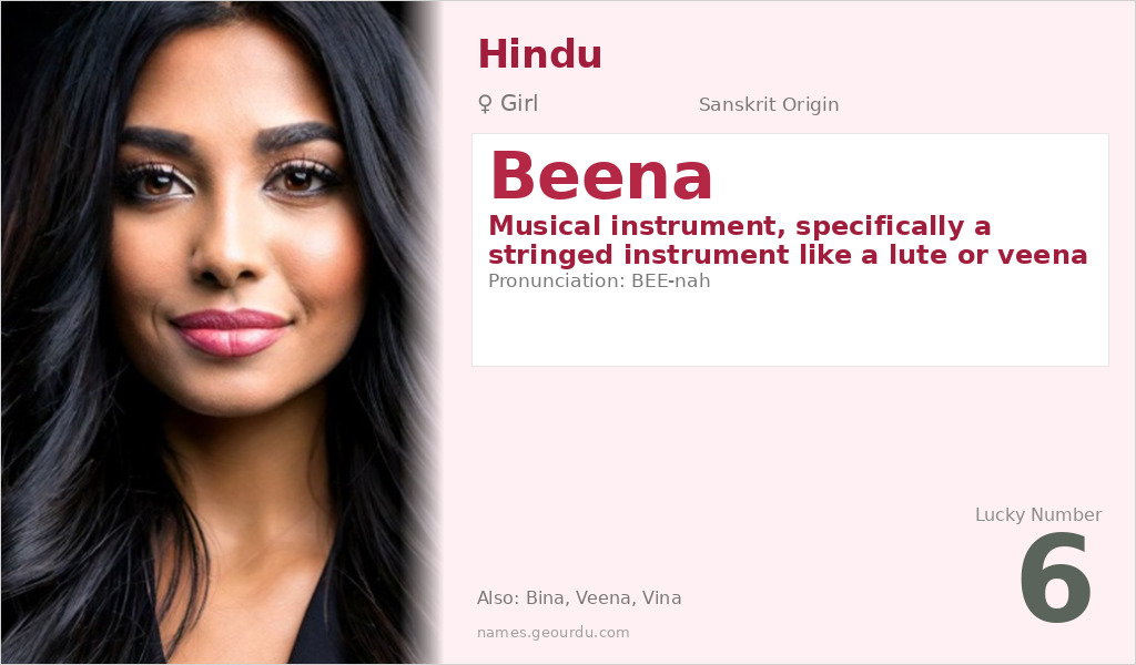 Beena Name Meaning and Details