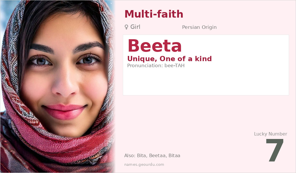 Beeta Name Meaning and Details