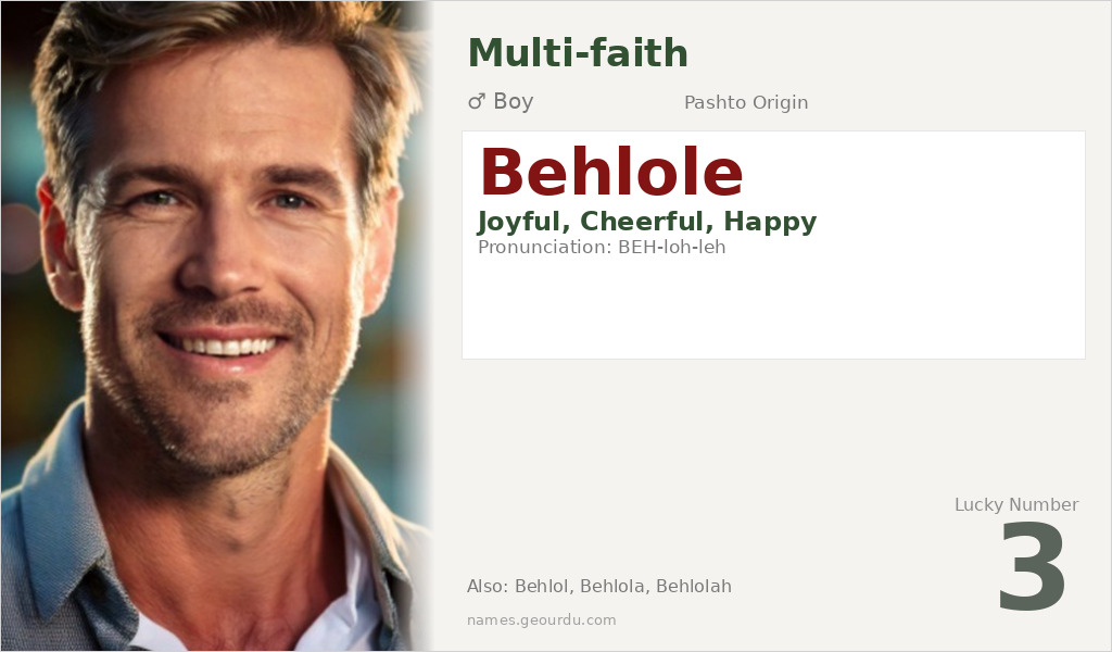 Behlole Name Meaning and Details