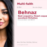 Behnaz Name Meaning and Details