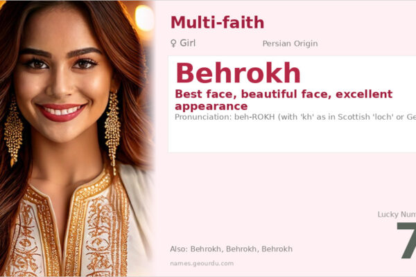 Behrokh Name Meaning — Persian Origin, Girl Name & Details (2025)