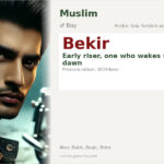 Bekir Name Meaning and Details