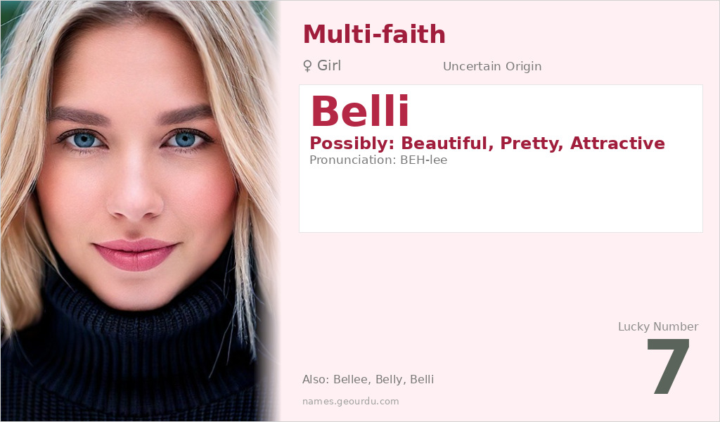Belli Name Meaning and Details