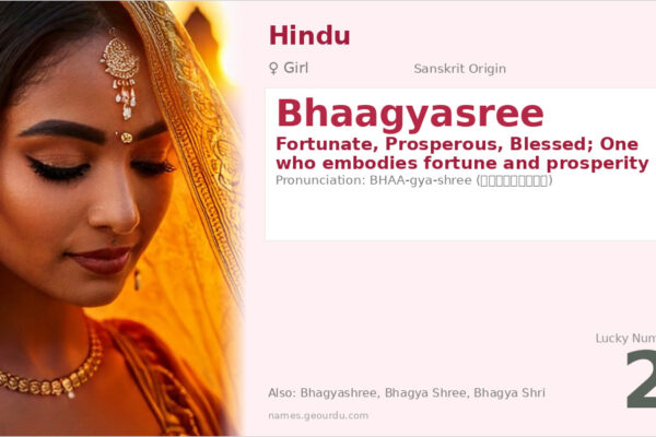 Bhaagyasree Meaning — Sanskrit Origin, Girl Name & Details (2025)