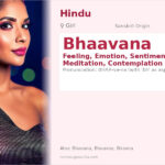 Bhaavana Name Meaning and Details