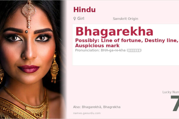 Bhagarekha Meaning — Sanskrit Origin, Girl Name & Details (2025)