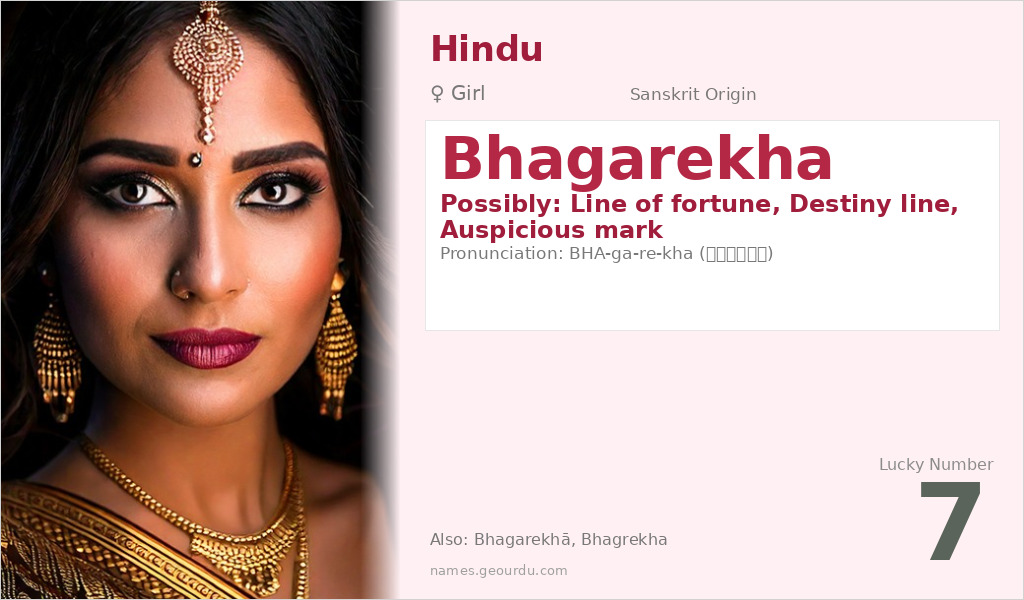 Bhagarekha Name Meaning and Details
