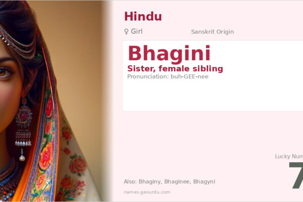 Bhagini Name Meaning — Sanskrit Origin, Sister & Hindu Tradition (2025)