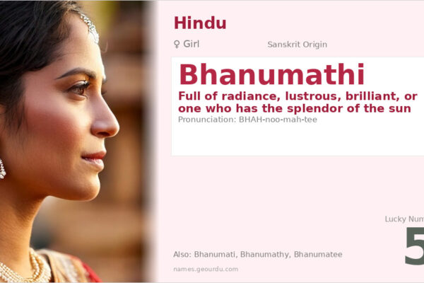 Bhanumathi Name Meaning — Sanskrit Origin, Girl Name & Details (2025)