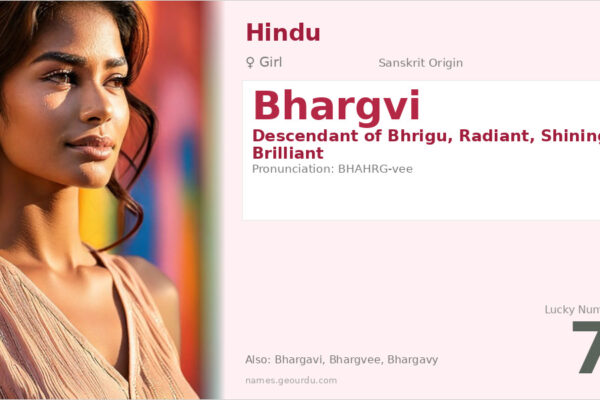 Bhargvi Name Meaning — Sanskrit Origin, Girl Name & Details (2025)