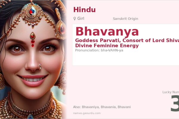Bhavanya Name Meaning — Goddess Parvati, Origin & Details (2025)