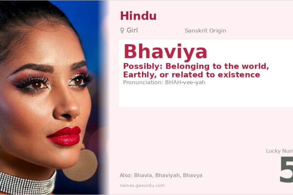 Bhaviya Name Meaning — Origin, Gender & Details (2025)