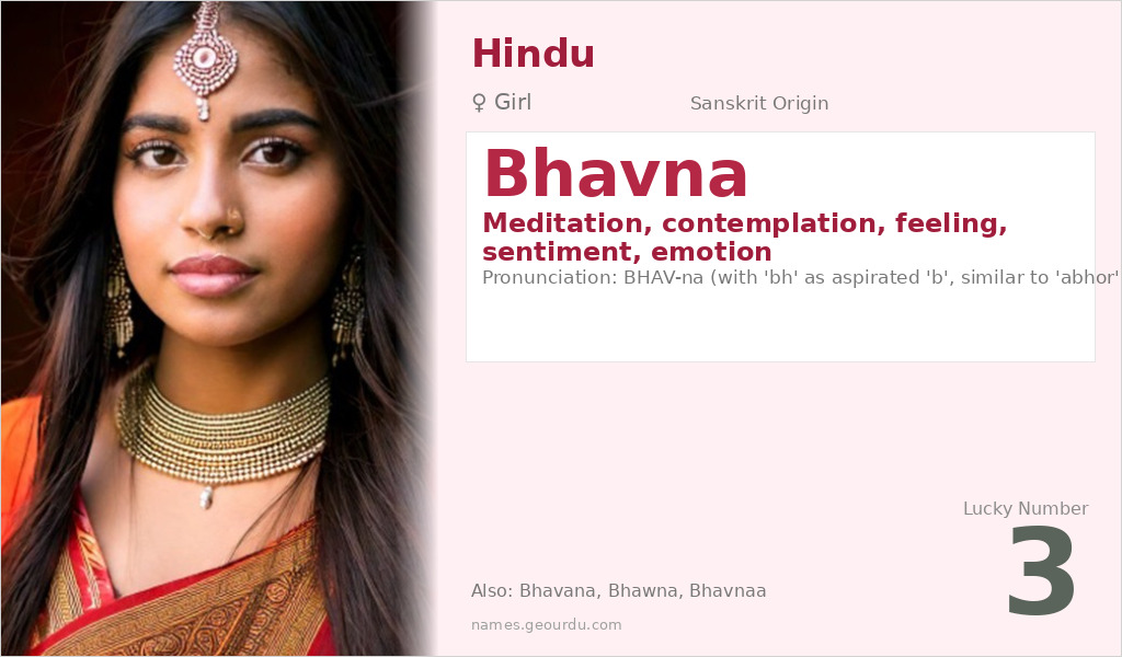 Bhavna Name Meaning and Details
