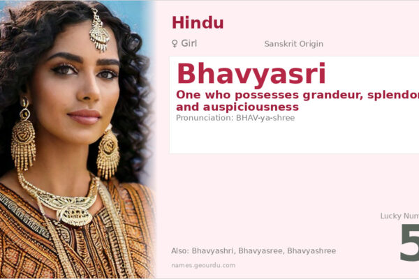 Bhavyasri Name Meaning — Sanskrit Origin, Girl Name & Details (2025)