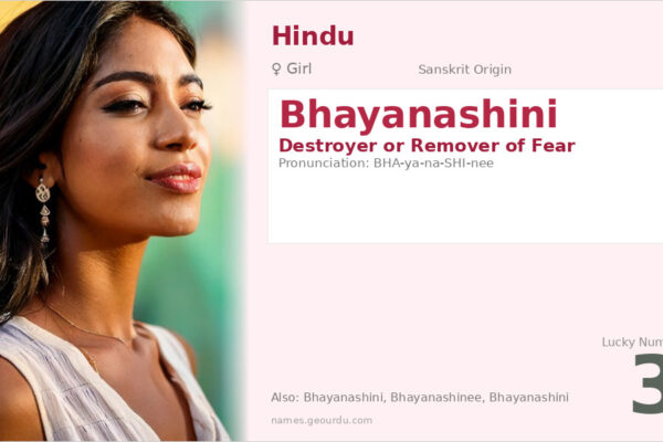 Bhayanashini Name Meaning — Sanskrit Origin, Girl Hindu Name & Details (2025)
