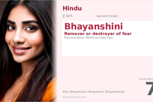 Bhayanshini Name Meaning — Sanskrit Origin, Girl Hindu Name & Details (2025)