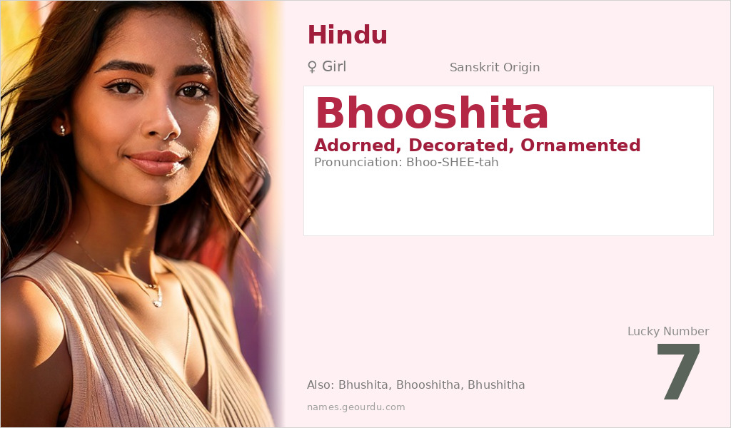 Bhooshita Name Meaning and Details