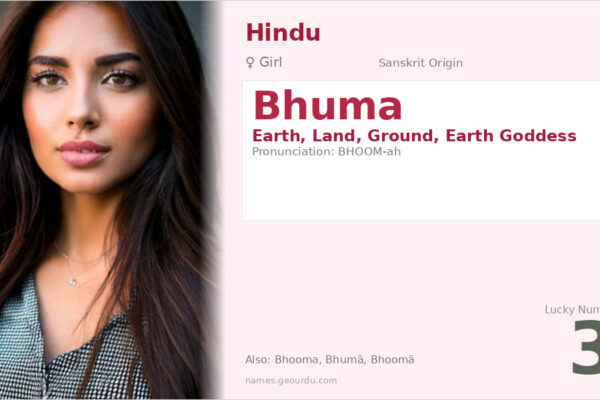 Bhuma Name Meaning — Sanskrit Origin, Girl Name & Details (2025)