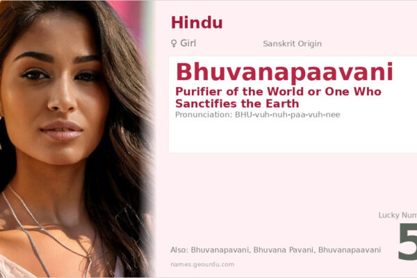 Bhuvanapaavani Meaning — Sanskrit Origin, Girl Name & Details (2025)