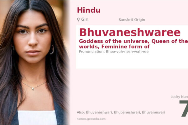 Bhuvaneshwaree Meaning — Sanskrit Origin, Goddess Name & Details (2025)