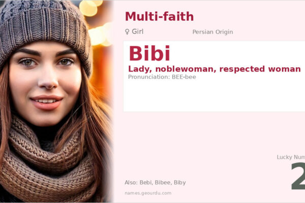 Bibi Name Meaning — Persian Origin, Lady & Cultural Significance (2025)