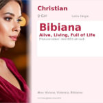 Bibiana Name Meaning and Details