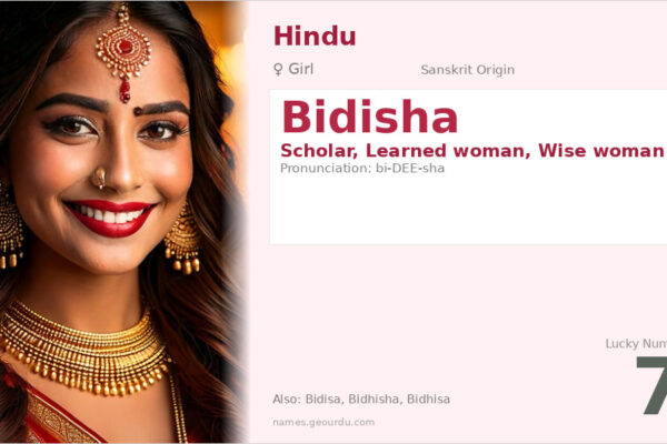 Bidisha Name Meaning — Sanskrit Origin, Girl Name & Details (2025)