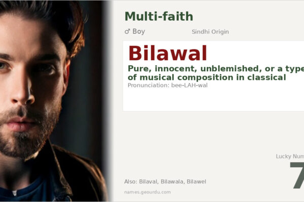 Bilawal Name Meaning — Origin, Gender & Details (2025)