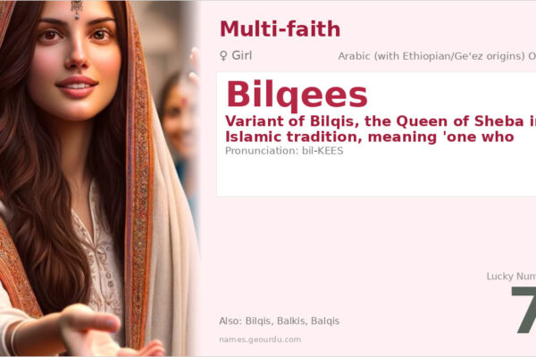 Bilqees Name Meaning — Origin, History & Significance (2025)