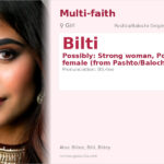 Bilti Name Meaning and Details