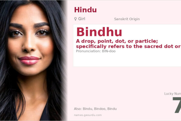 Bindhu Name Meaning — Sanskrit Origin, Girl Hindu Name & Details (2025)