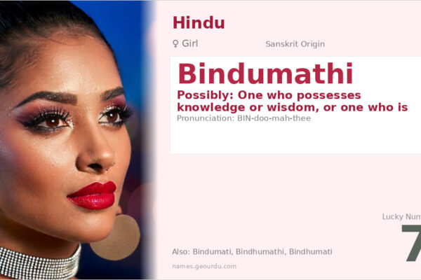 Bindumathi Name Meaning — Sanskrit Origin, Girl Name & Details (2025)