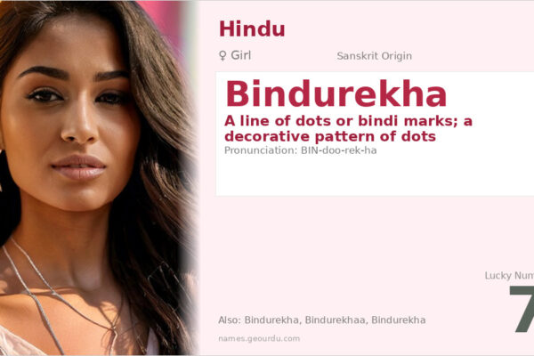 Bindurekha Name Meaning — Sanskrit Origin, Girl Hindu Name (2025)