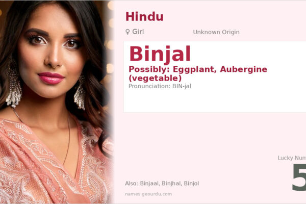 Binjal Name Meaning — Origin, Gender & Details (2025)