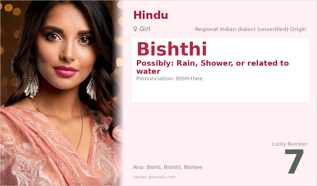 Bishthi Name Meaning and Details