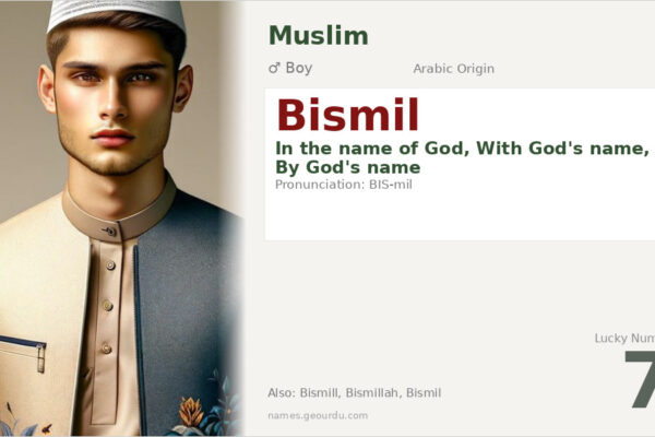 Bismil Name Meaning — Arabic Origin, Boy Name & Islamic Significance (2025)