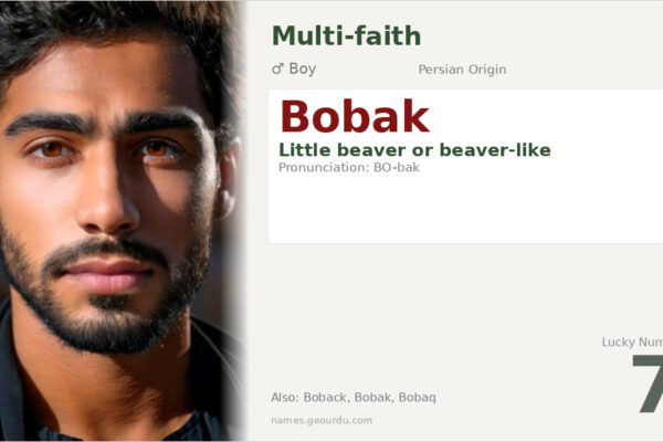Bobak Name Meaning — Persian Origin, Boy Name & Details (2025)