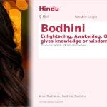 Bodhini Name Meaning and Details