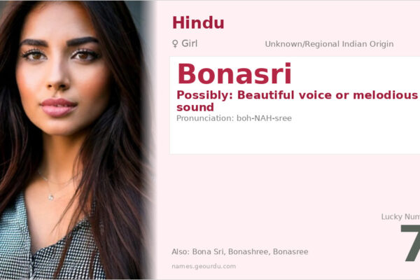 Bonasri Name Meaning — Origin, Gender & Details (2025)