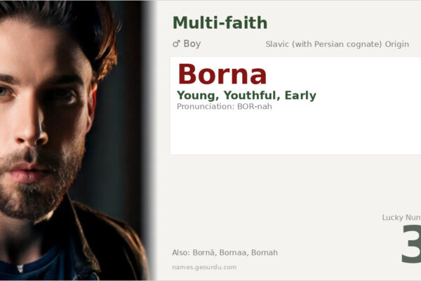 Borna Name Meaning — Slavic Origin, Boy Name & Details (2025)