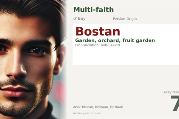 Bostan Name Meaning — Persian Origin, Boy Name & Details (2025)