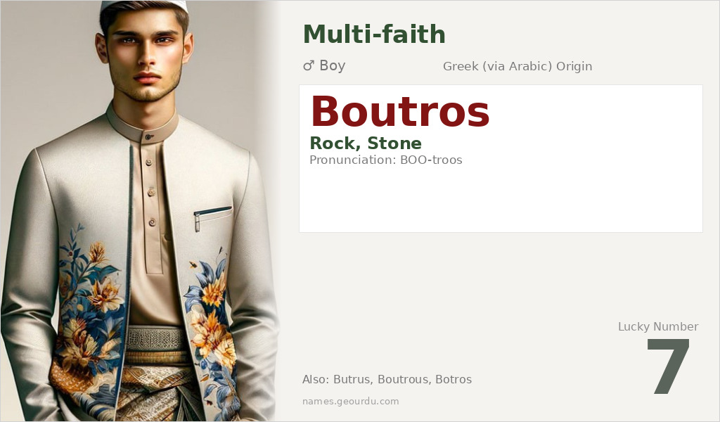 Boutros Name Meaning and Details