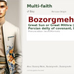 Bozorgmehr Name Meaning and Details