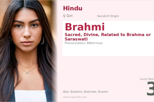Brahmi Name Meaning — Sanskrit Origin, Hindu Goddess & Details (2025)