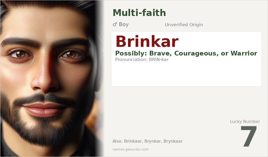 Brinkar Name Meaning and Details