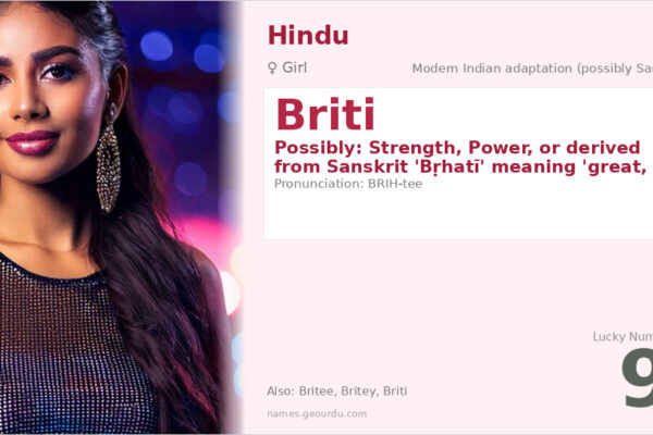 Briti Name Meaning — Origin, Gender & Details (2025)