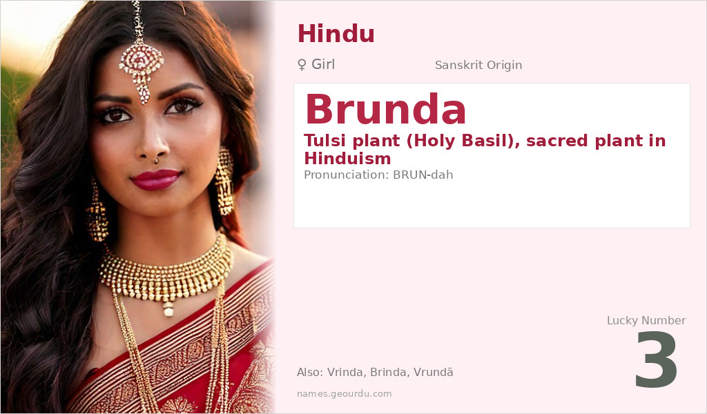 Brunda Name Meaning and Details
