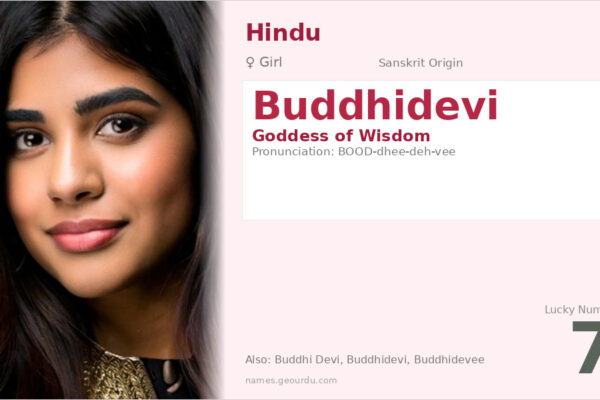 Buddhidevi Meaning — Sanskrit Origin, Girl Name & Details (2025)