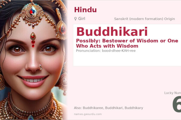 Buddhikari Name Meaning — Origin, Gender & Details (2025)